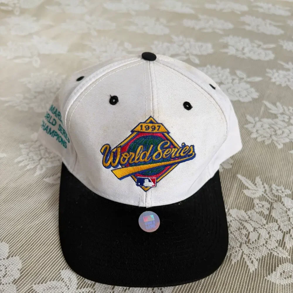 Vintage 1997 Florida Marlins World Series Champions Snapback Hat